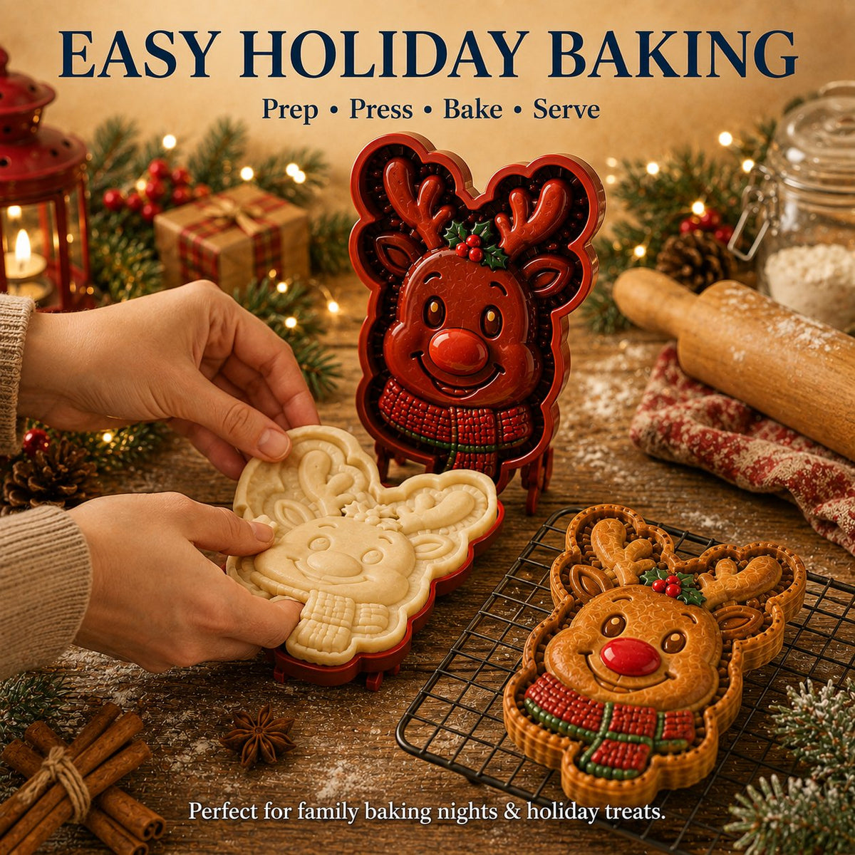 🎄16-Design Christmas Mini Pie Mold Collection 🥧