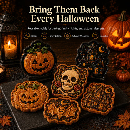 🎃 Halloween Mini Pie Mold Collection
