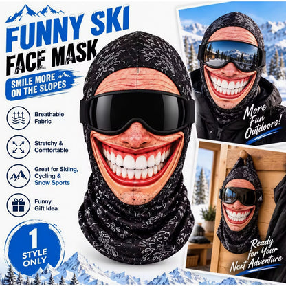 Funny Ski Mask Born For The Slopes — Made To Stand Out
