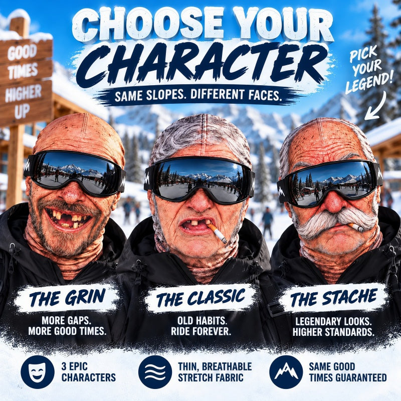Funny Ski Mask Born For The Slopes — Made To Stand Out