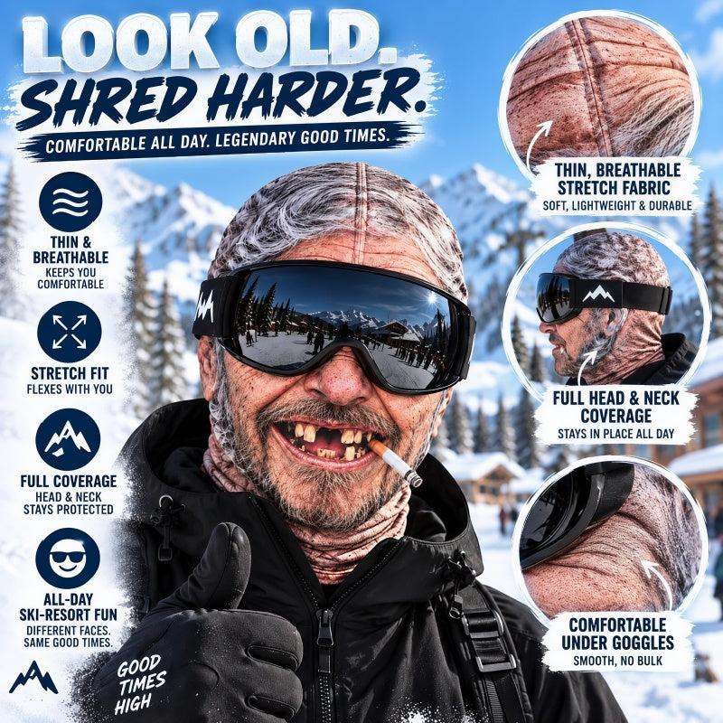 Funny Ski Mask Born For The Slopes — Made To Stand Out