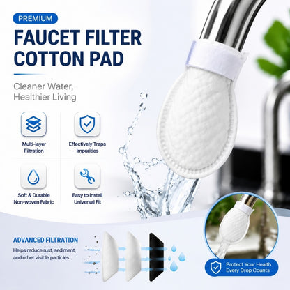✨Anti-Splash Kitchen Faucet Filter for Sediment & Rust Removal