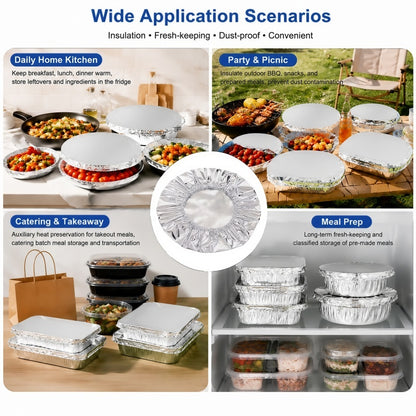 🍽️ Reusable Aluminum Foil Thermal Food Cover