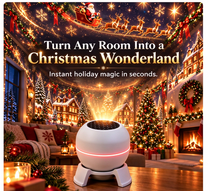 🔥 Turn Any Room Into a Christmas Wonderland – Holiday Projection Night Light