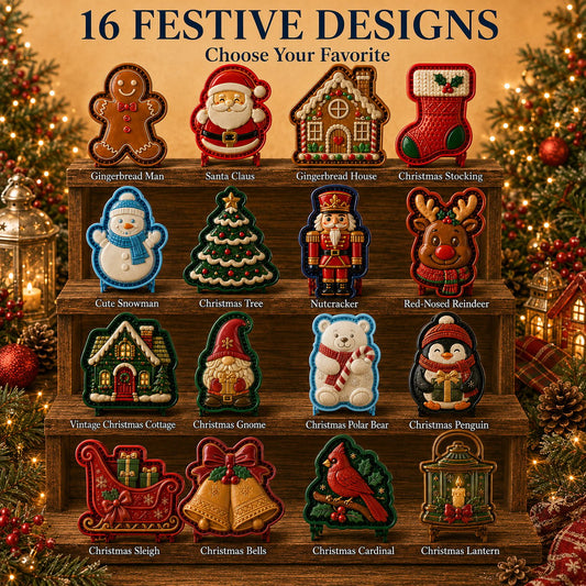 🎄16-Design Christmas Mini Pie Mold Collection 🥧
