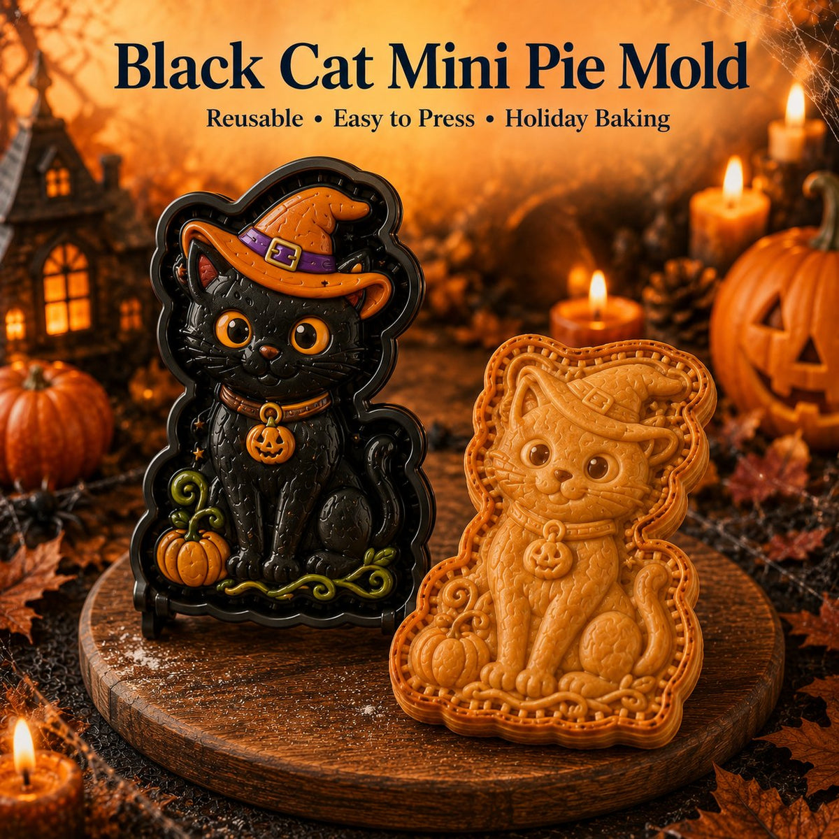 🎃 Halloween Mini Pie Mold Collection