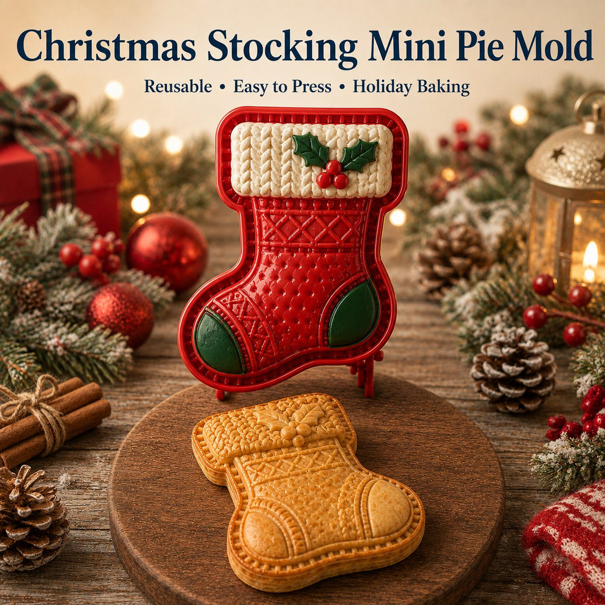 🎄16-Design Christmas Mini Pie Mold Collection 🥧