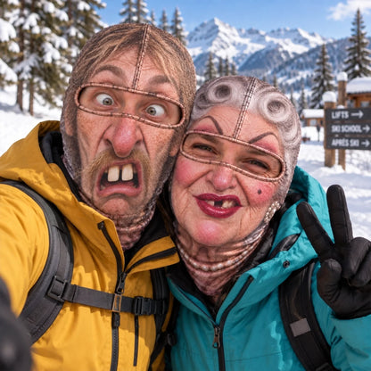 Funny Ski Mask Born For The Slopes — Made To Stand Out