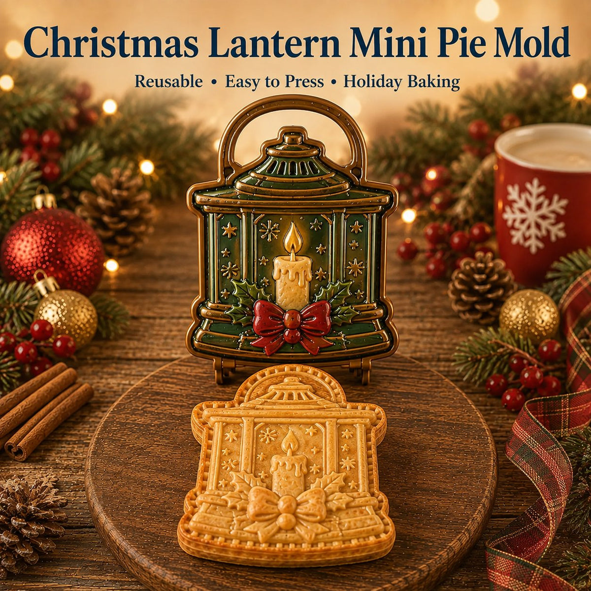 🎄16-Design Christmas Mini Pie Mold Collection 🥧
