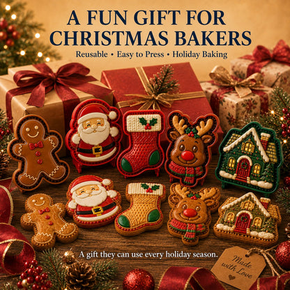 🎄16-Design Christmas Mini Pie Mold Collection 🥧