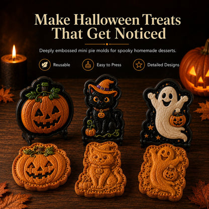 🎃 Halloween Mini Pie Mold Collection