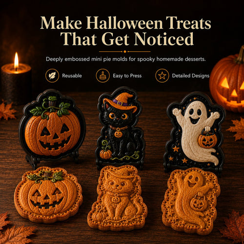 🎃 Halloween Mini Pie Mold Collection