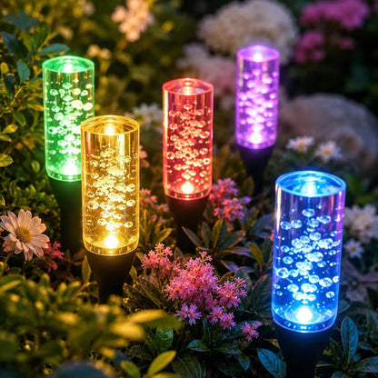 🌈Solar Pathway Lights Outdoor Crystal Bubble