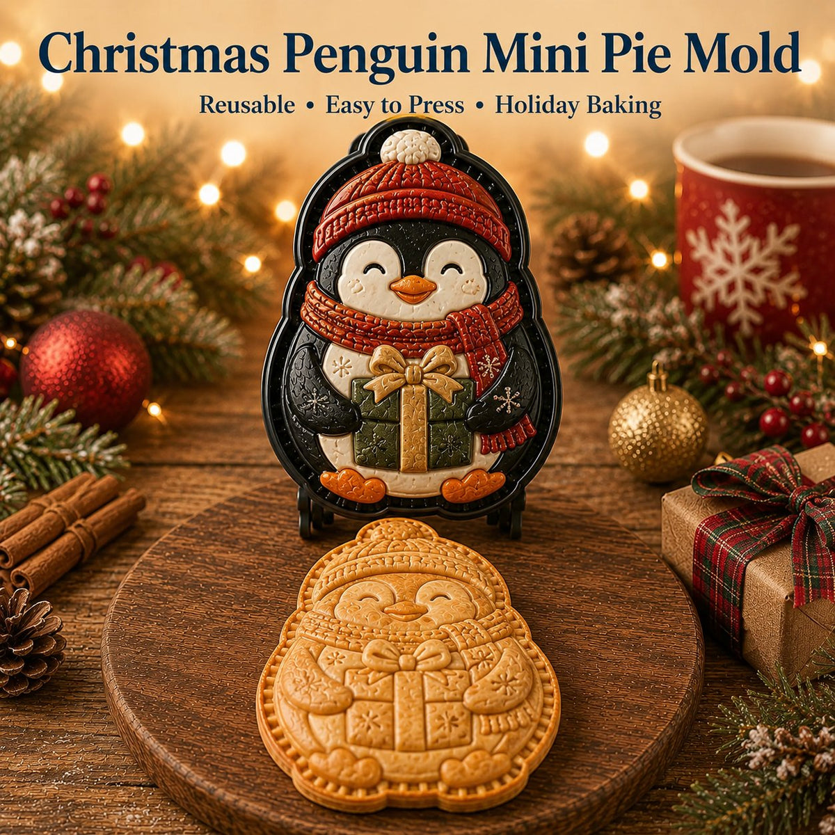 🎄16-Design Christmas Mini Pie Mold Collection 🥧