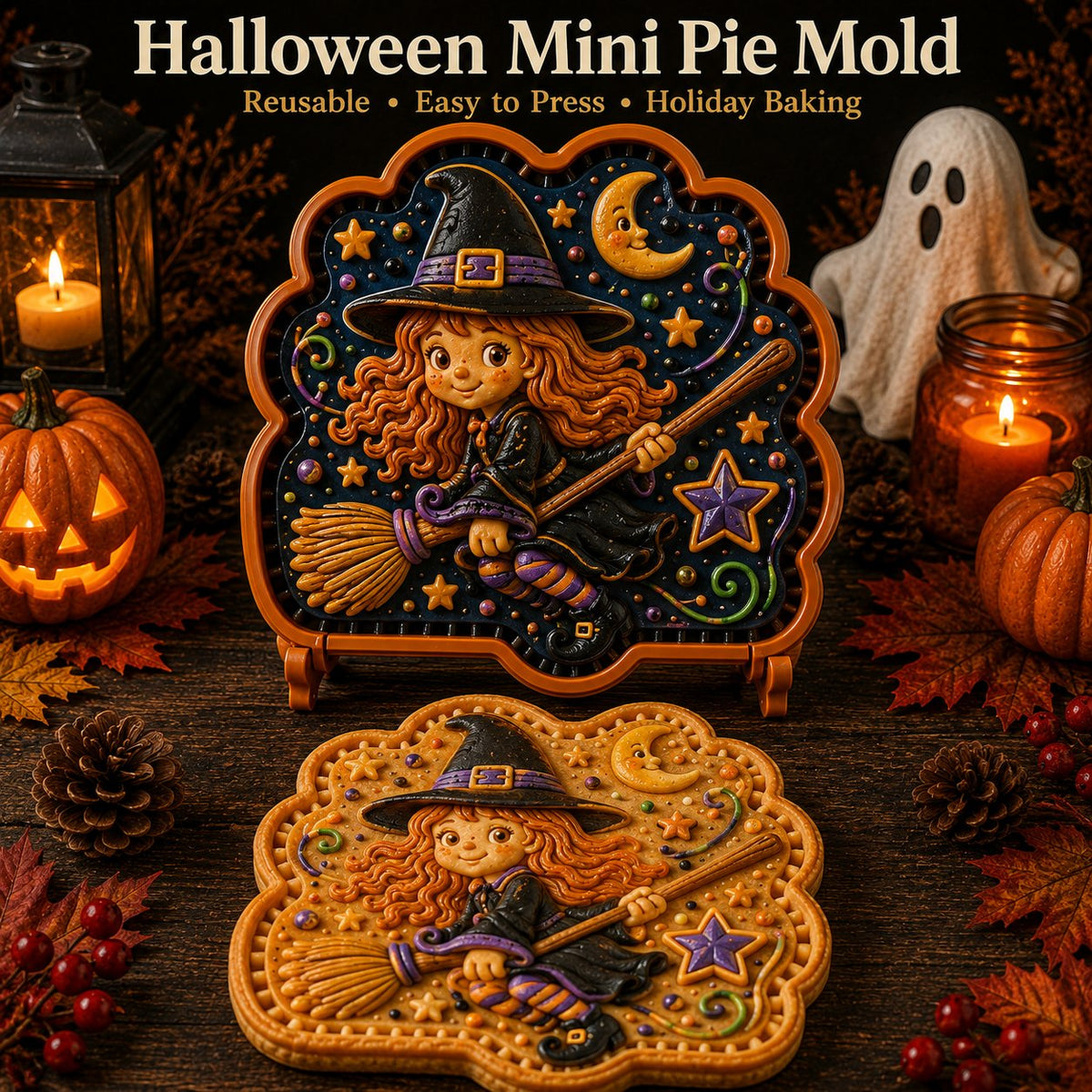 🎃 Halloween Mini Pie Mold Collection
