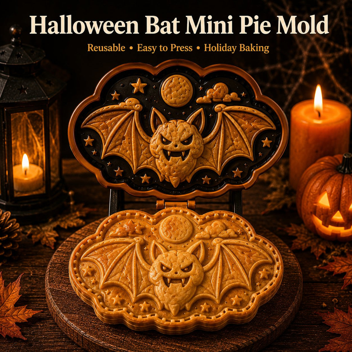 🎃 Halloween Mini Pie Mold Collection
