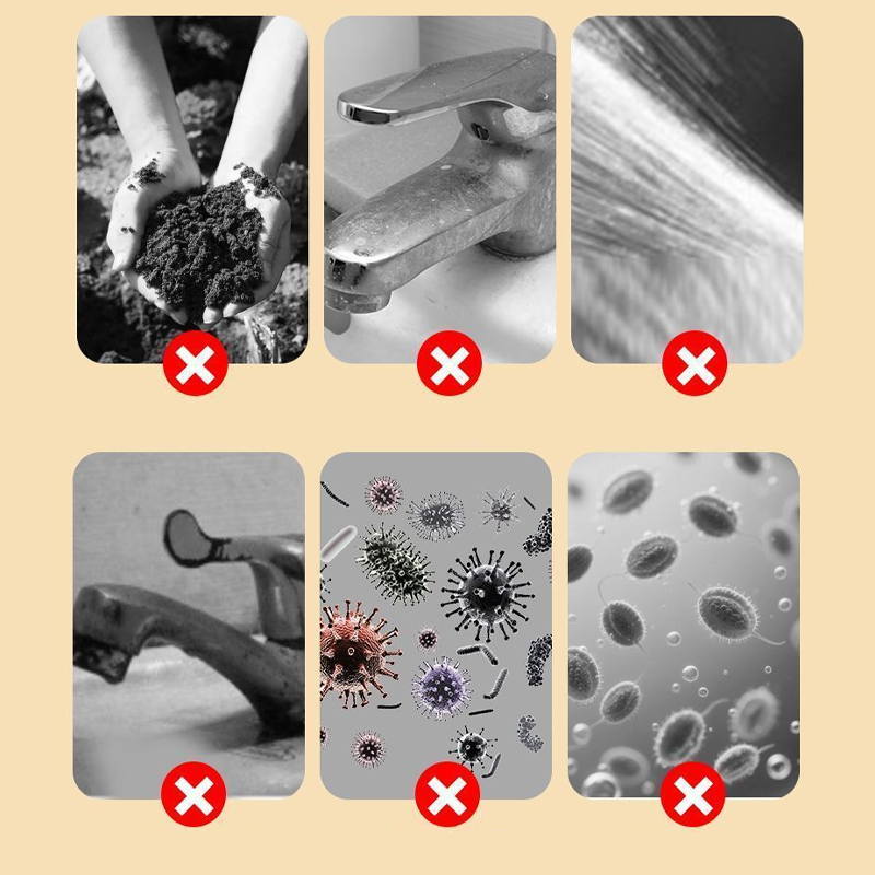 ✨Anti-Splash Kitchen Faucet Filter for Sediment & Rust Removal